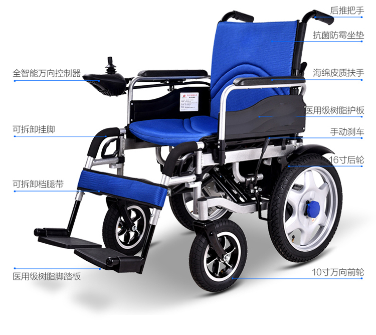 老人代步电动轮椅车(图2)